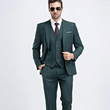 Load image into Gallery viewer, Mens 3pc slim fit Suit (Jacket+Pant+Vest)