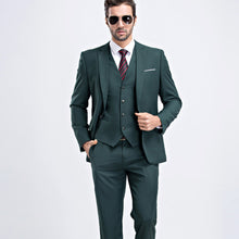 Load image into Gallery viewer, Mens 3pc slim fit Suit (Jacket+Pant+Vest)
