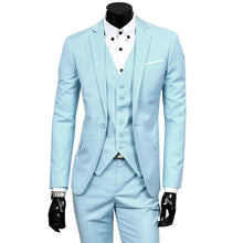 Load image into Gallery viewer, Men&#39;s Slim Suit Champagne Tuxedo  3 Piece Groom