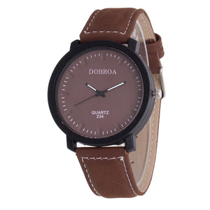 Men's luxury  Leather Military Analog Watches