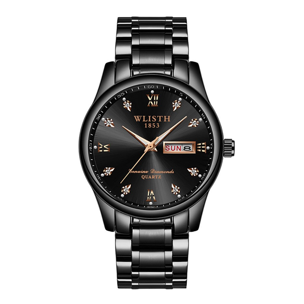 Luxury Quartz stainless steel Watch
